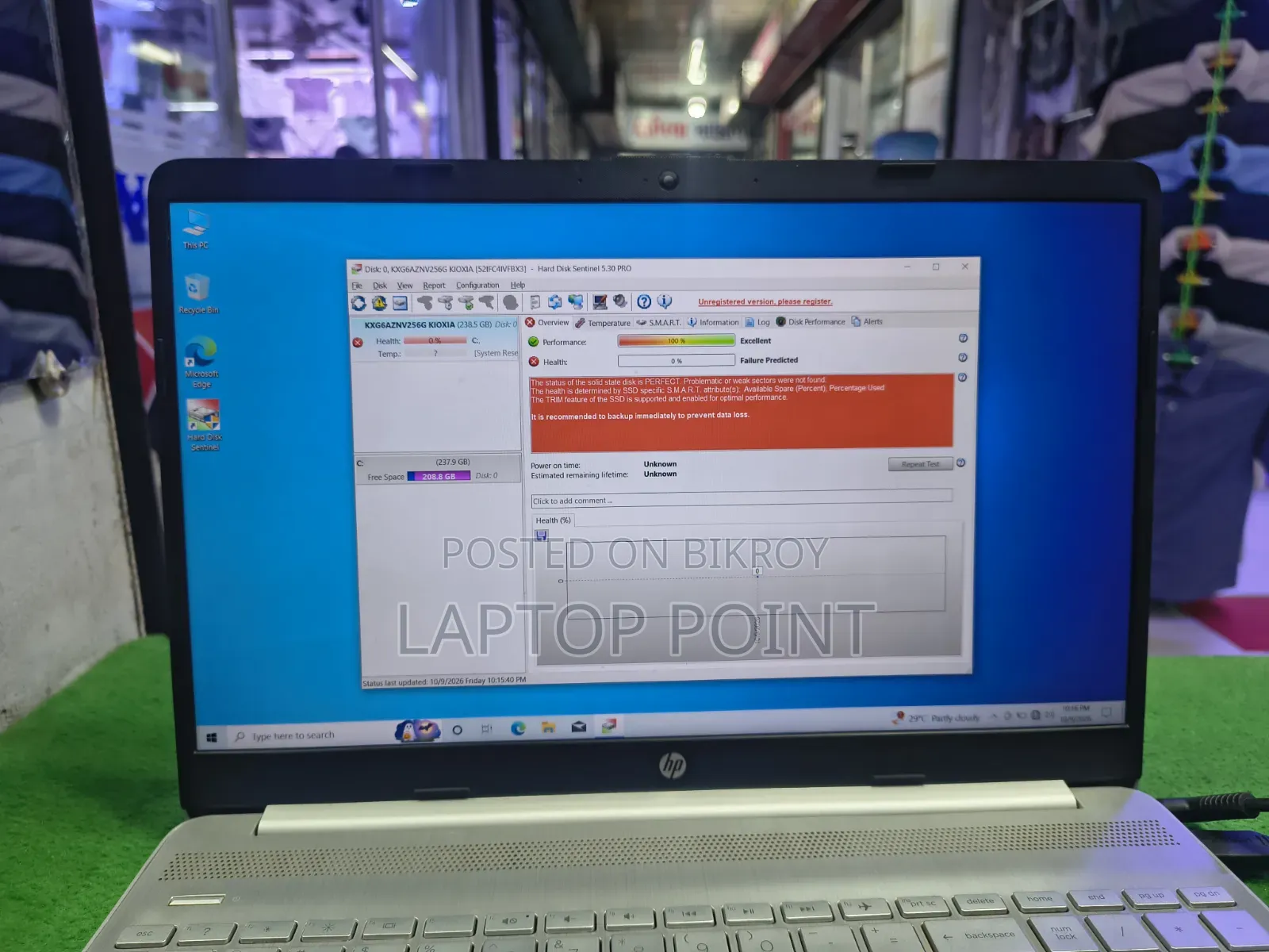 Laptop HP 15-fd0290ns 8GB Intel Core i3 SSD 256GB