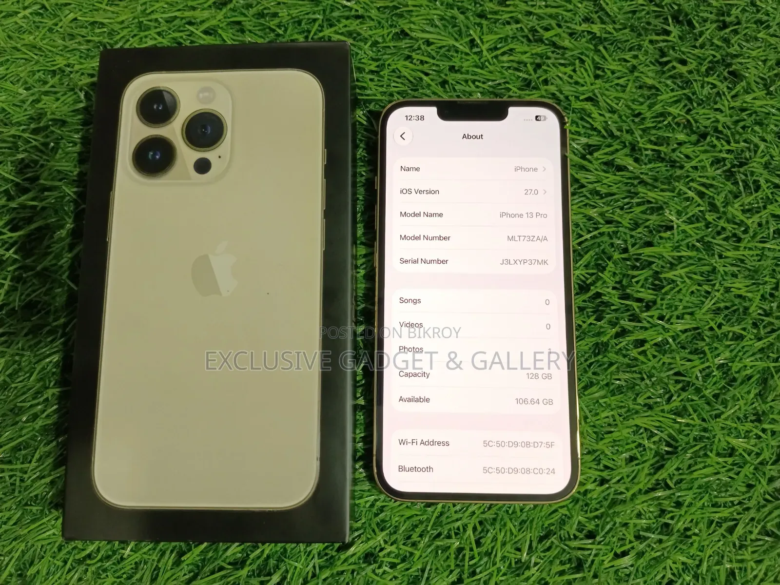 অ্যাপল আইফোন ১৩ প্রো ১২৮ জিবি গোল্ড