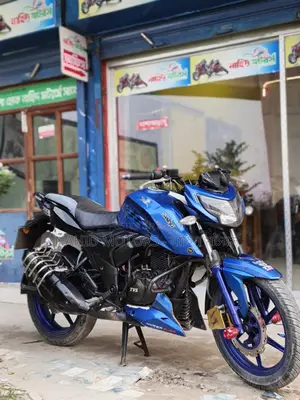 TVS Apache 160 4V 2020 Blue