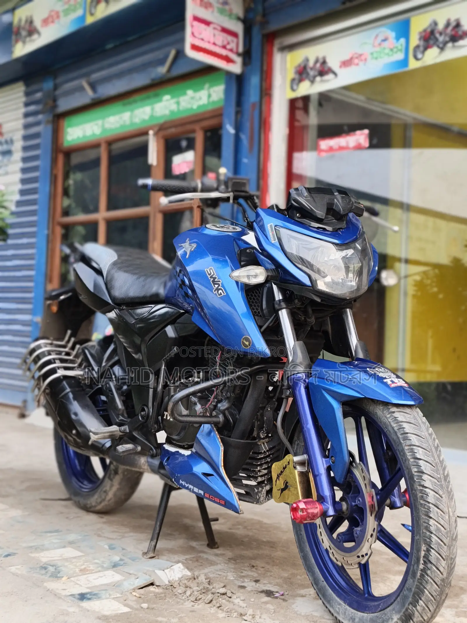 TVS Apache 160 4V 2020 Blue
