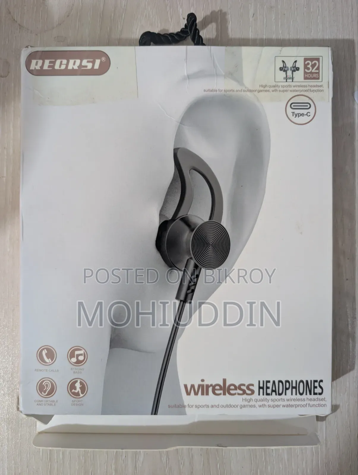 Hoco ES67 + Recrsi RE-NY030 (Neckband Combo) Full Fresh