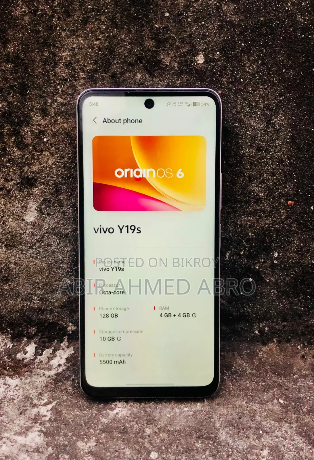 Vivo Y19s 128 GB White