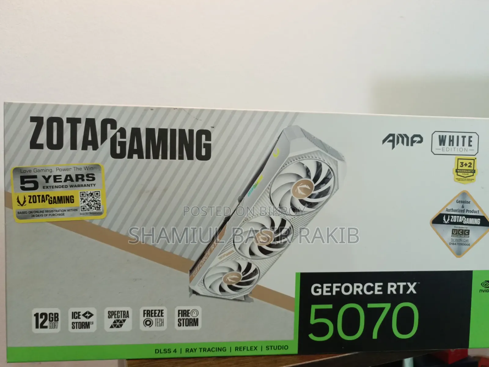 Zotac 5070 AMP White Edition