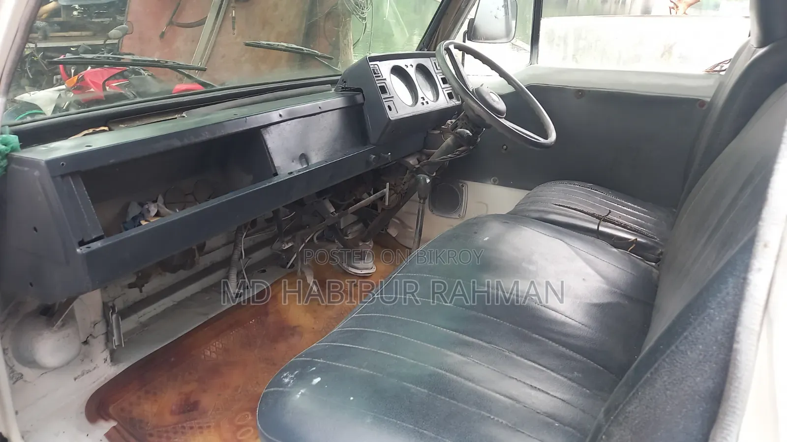 Korean Kia covered van