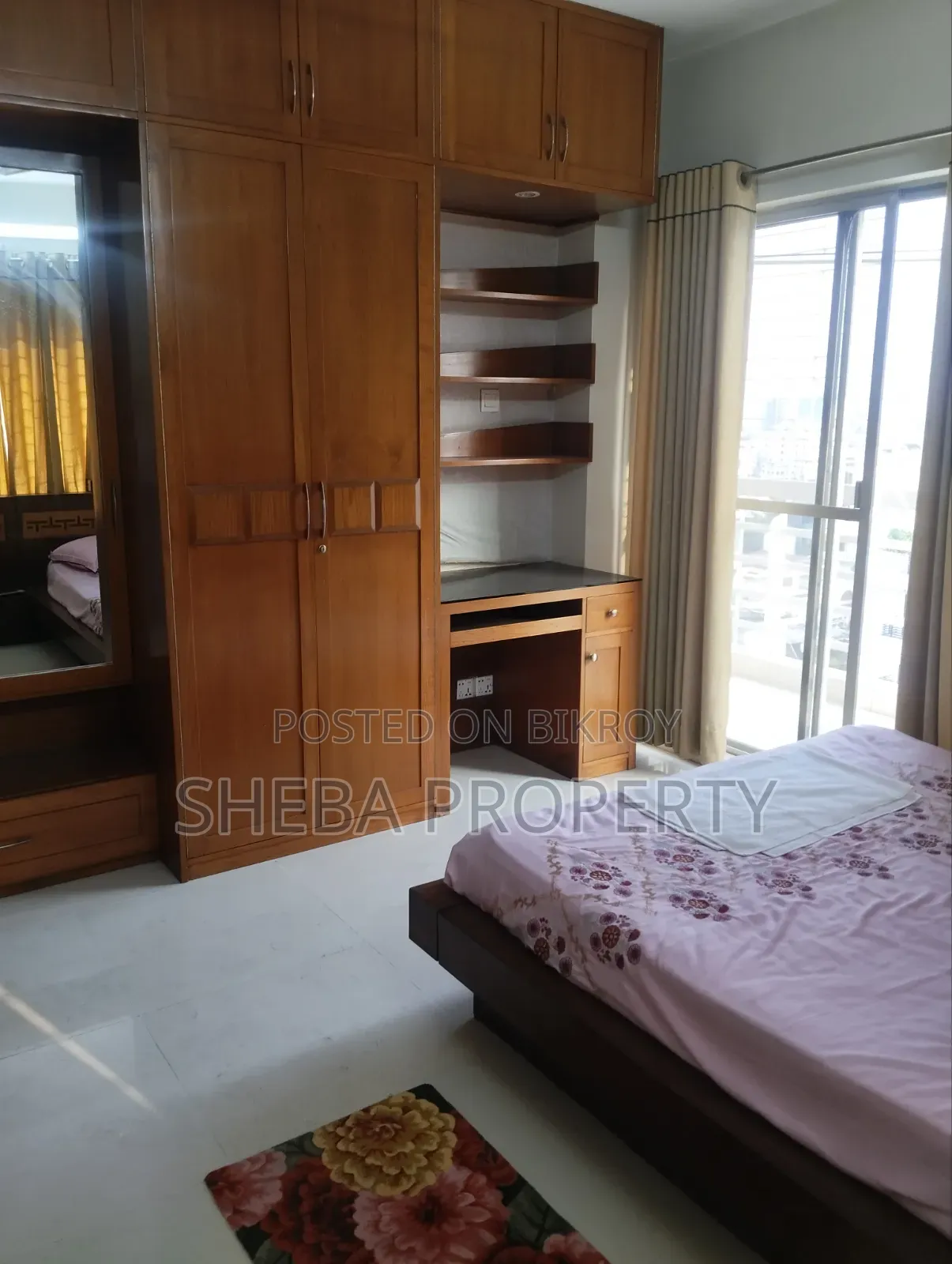 গুলশানে ৩ বেডরুমের ফার্নিশড অ্যাপার্টমেন্ট ভাড়ার জন্য