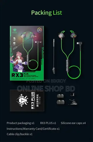 Plextone RX3 Plus Gaming Earbuds - Low Latency Type-C Earphone