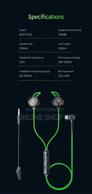 Plextone RX3 Plus Gaming Earbuds - Low Latency Type-C Earphone