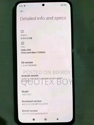 Xiaomi Redmi Note 11 128 GB Silver