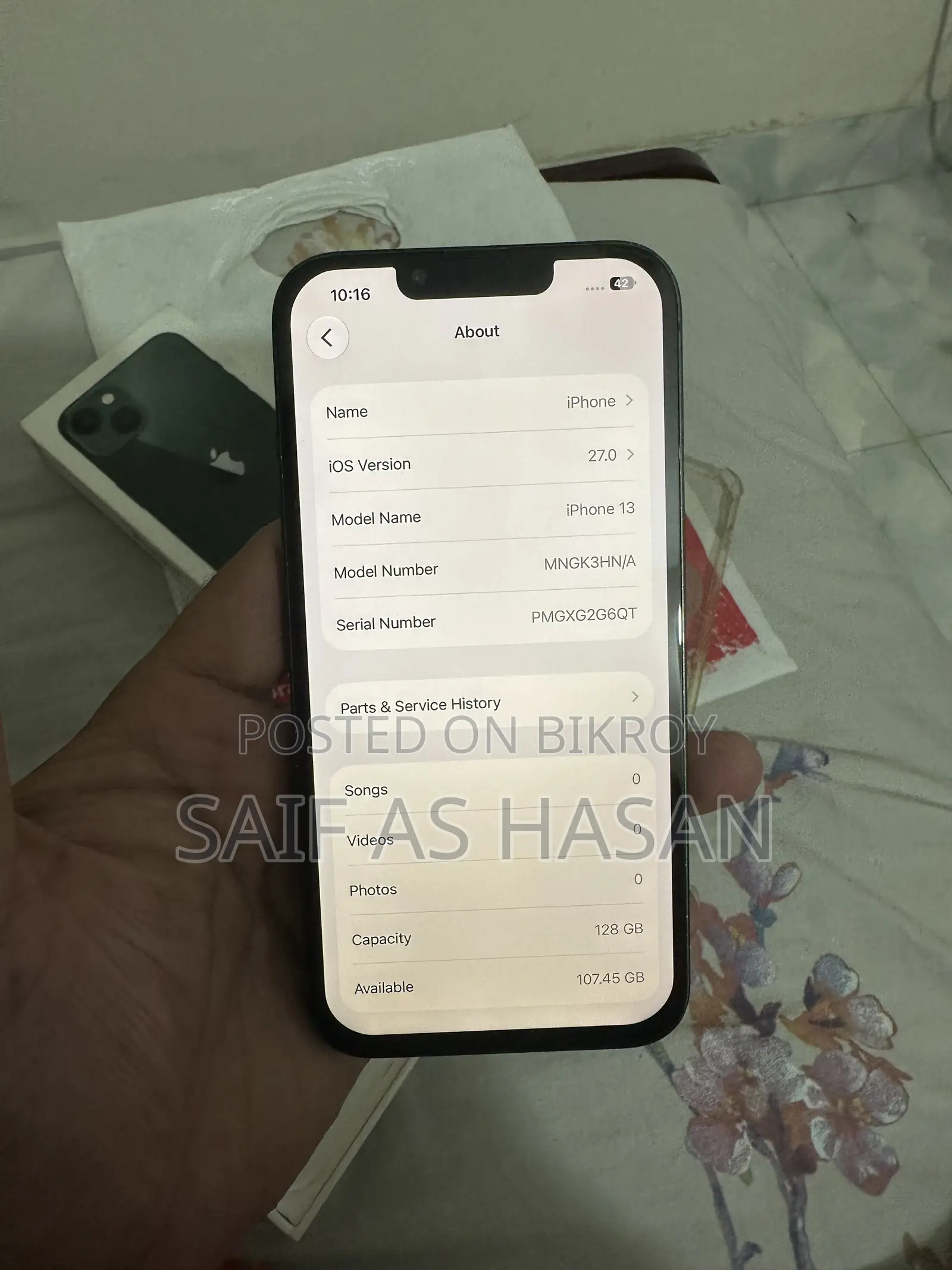 Apple iPhone 13 128 GB Black