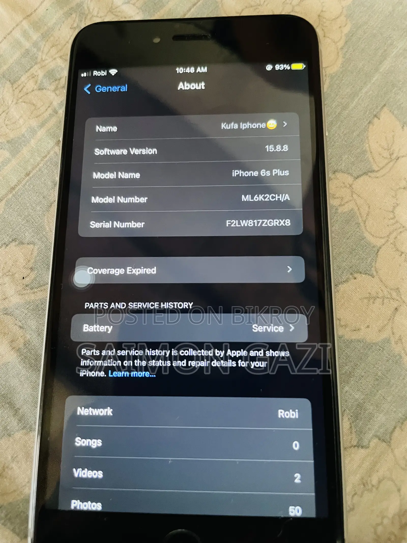 Apple iPhone 6s Plus 128 GB Black