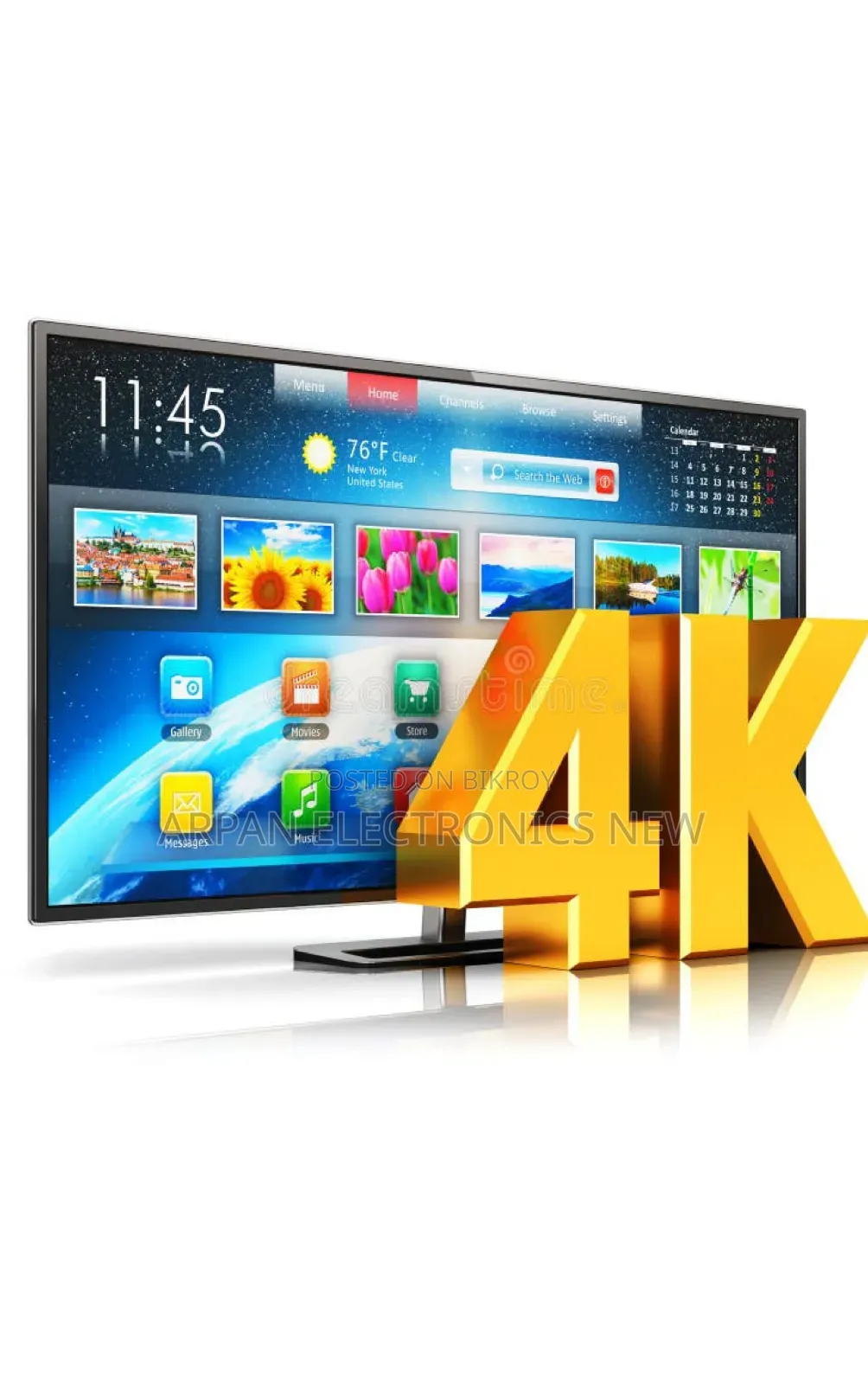 100% Authentic Smart TV 43'' 5 Years Guaranty Full HD