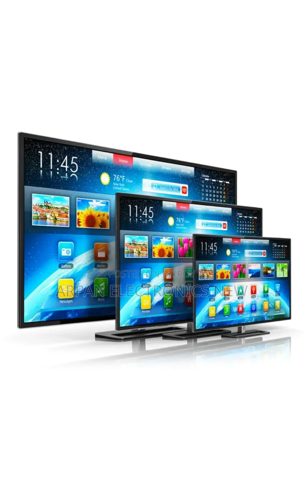 100% Authentic Smart TV 43'' 5 Years Guaranty Full HD