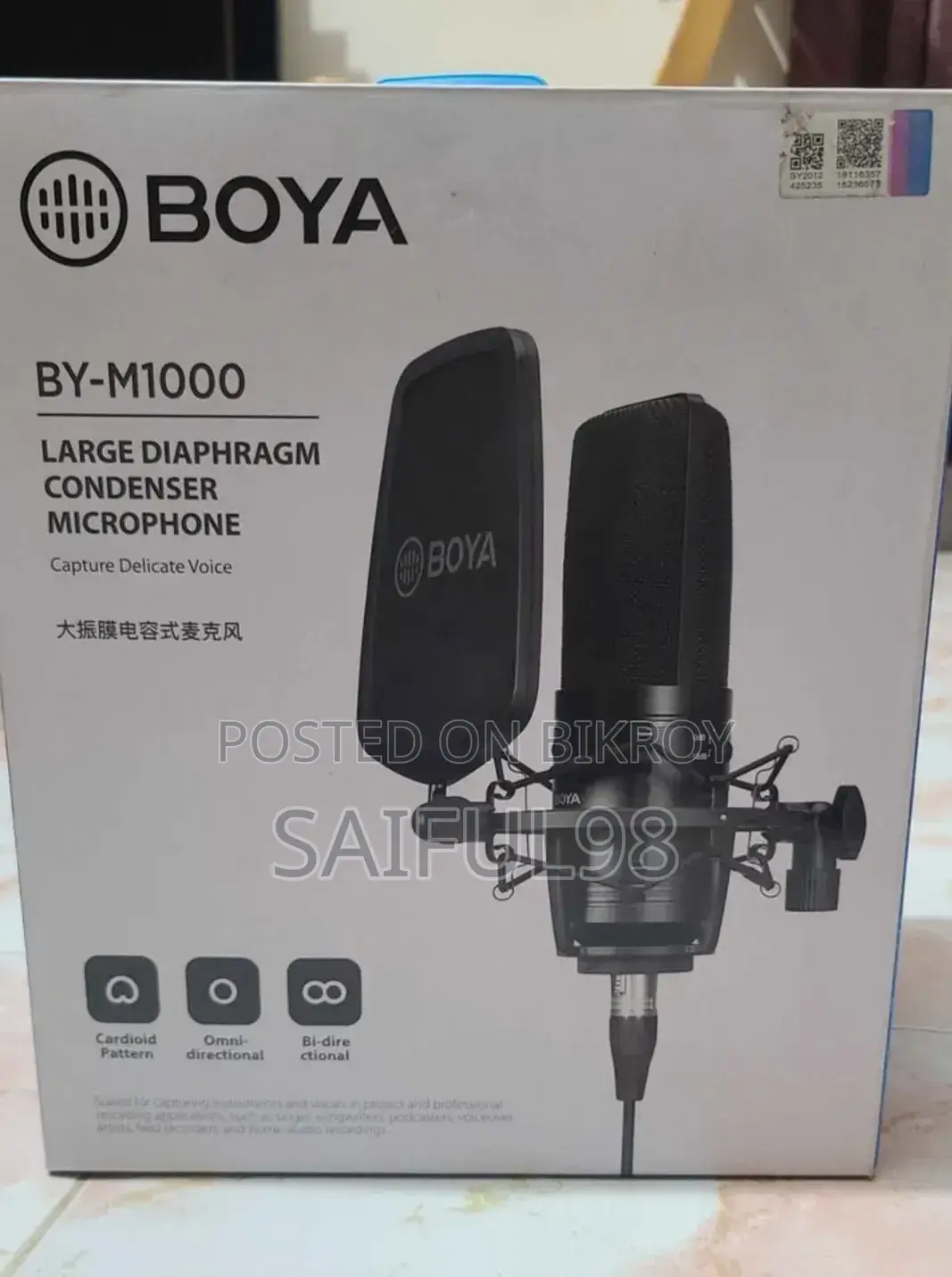 BOYA M1000 কনডেন্সার মাইক্রোফোন