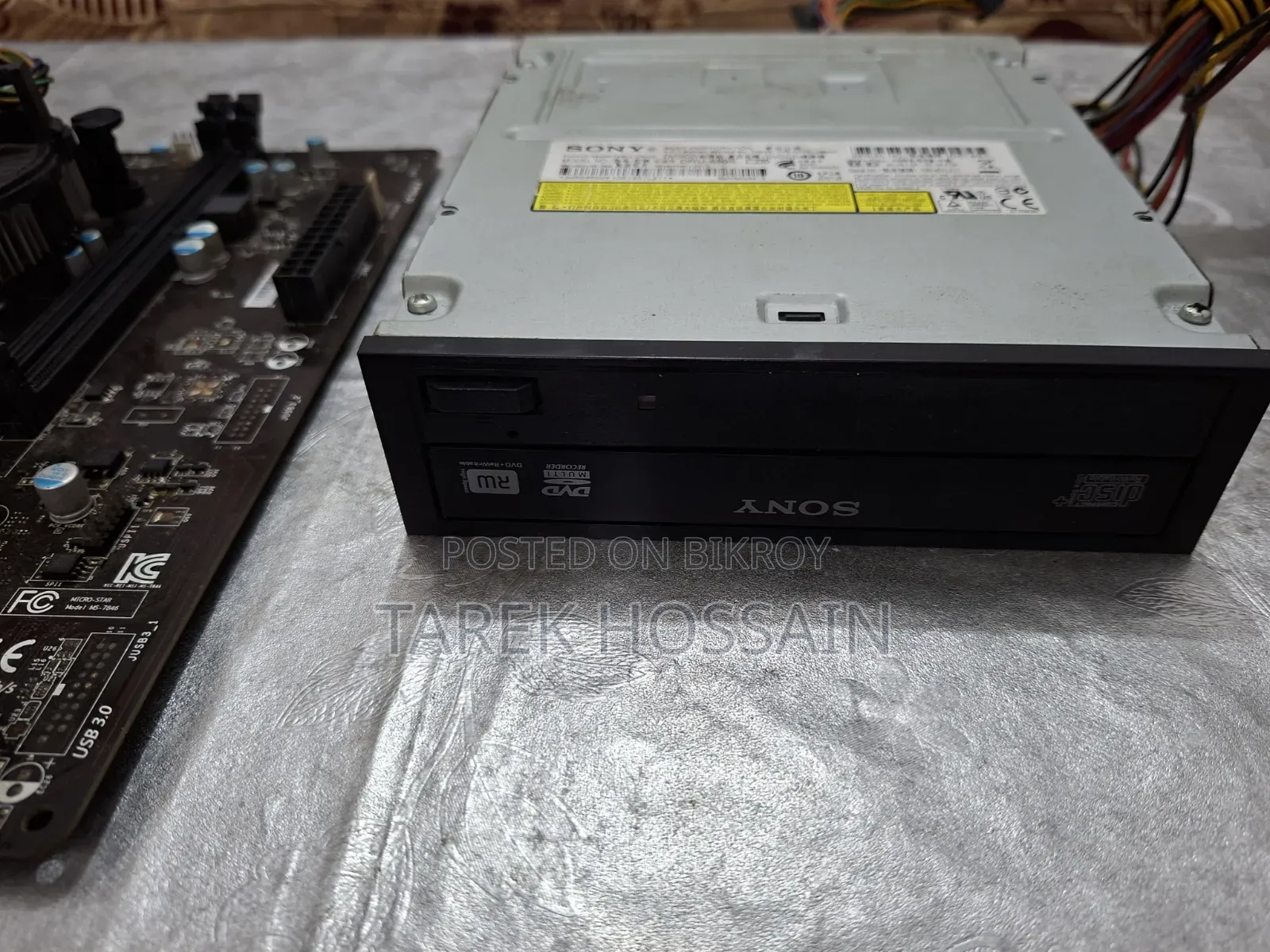 Motherboard MSI Military Class 4, RAM 4GB, Hard Disk 500 GB