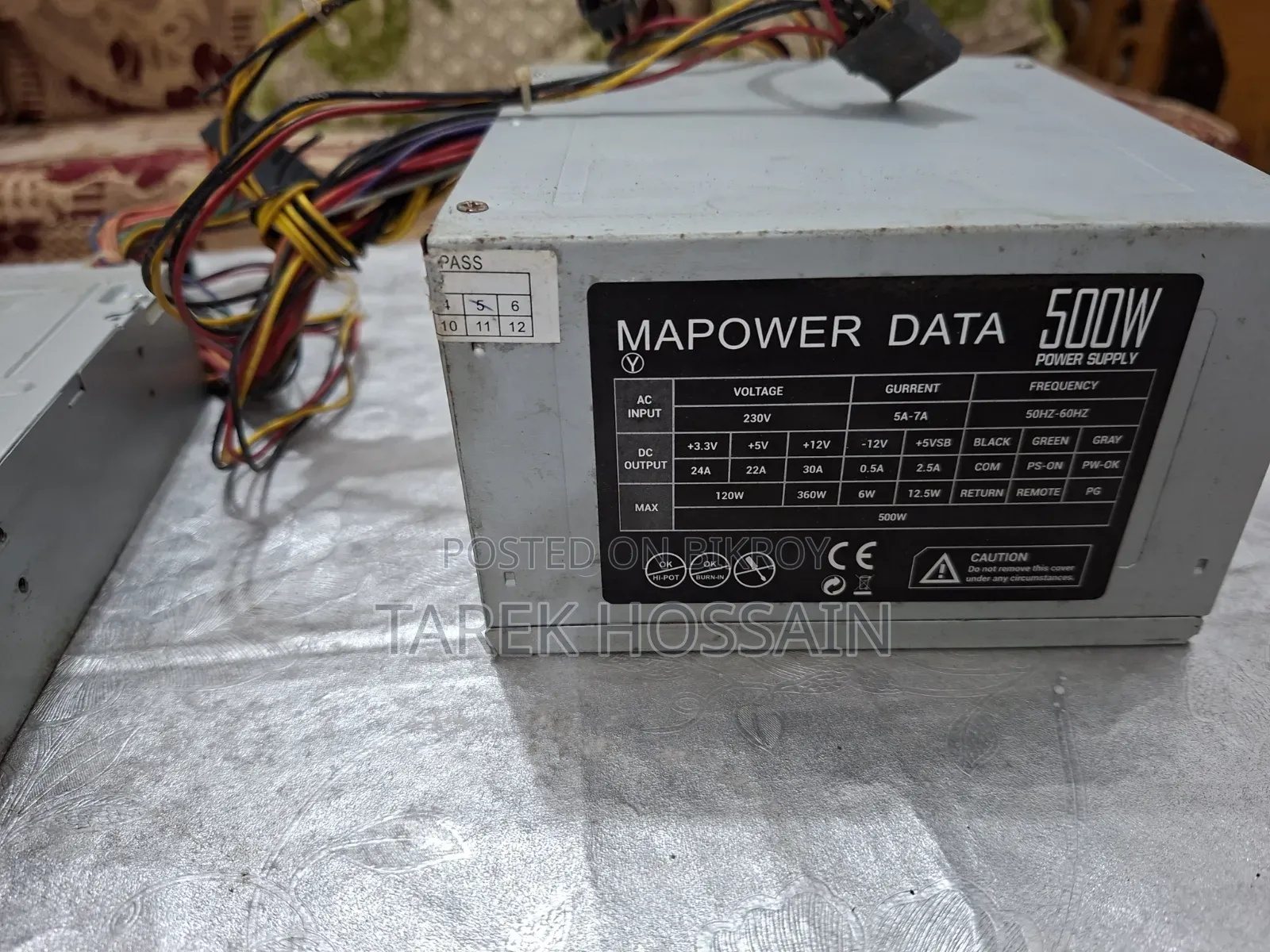 Motherboard MSI Military Class 4, RAM 4GB, Hard Disk 500 GB