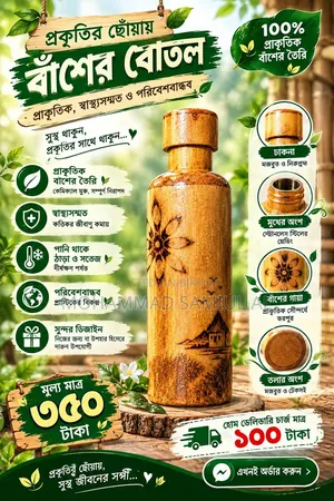 Daily use furniture made of bamboo