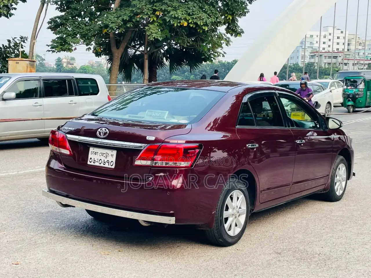 New Toyota Premio 2017 Maroon