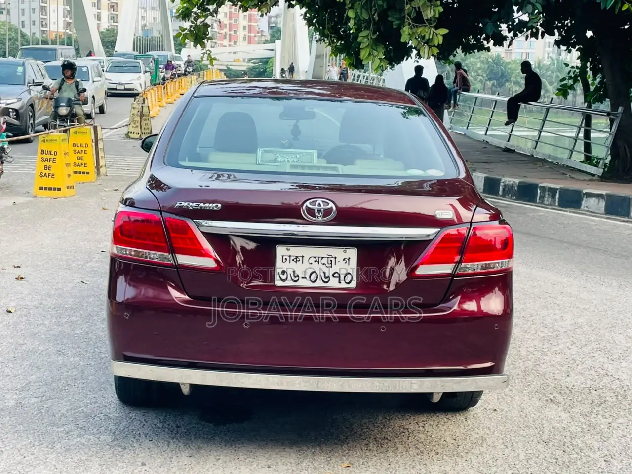 New Toyota Premio 2017 Maroon