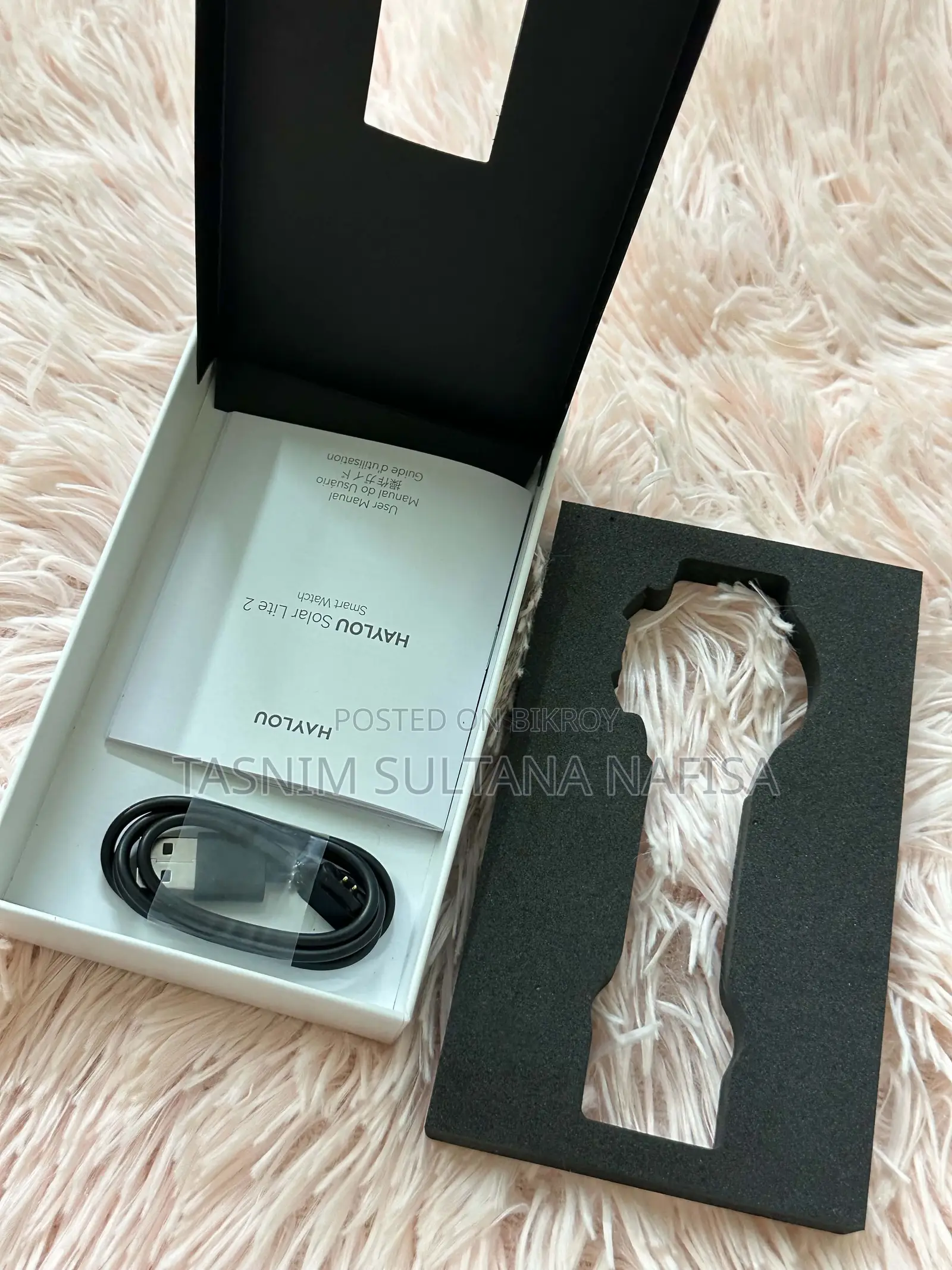 HAYLOU Solar Lite 2 Smartwatch – (Black)