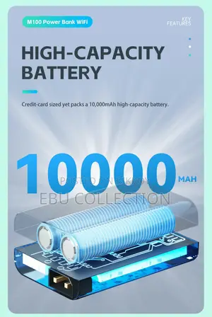 OLAX M100 WiFi 6 Pocket Router with 10000mAh Battery