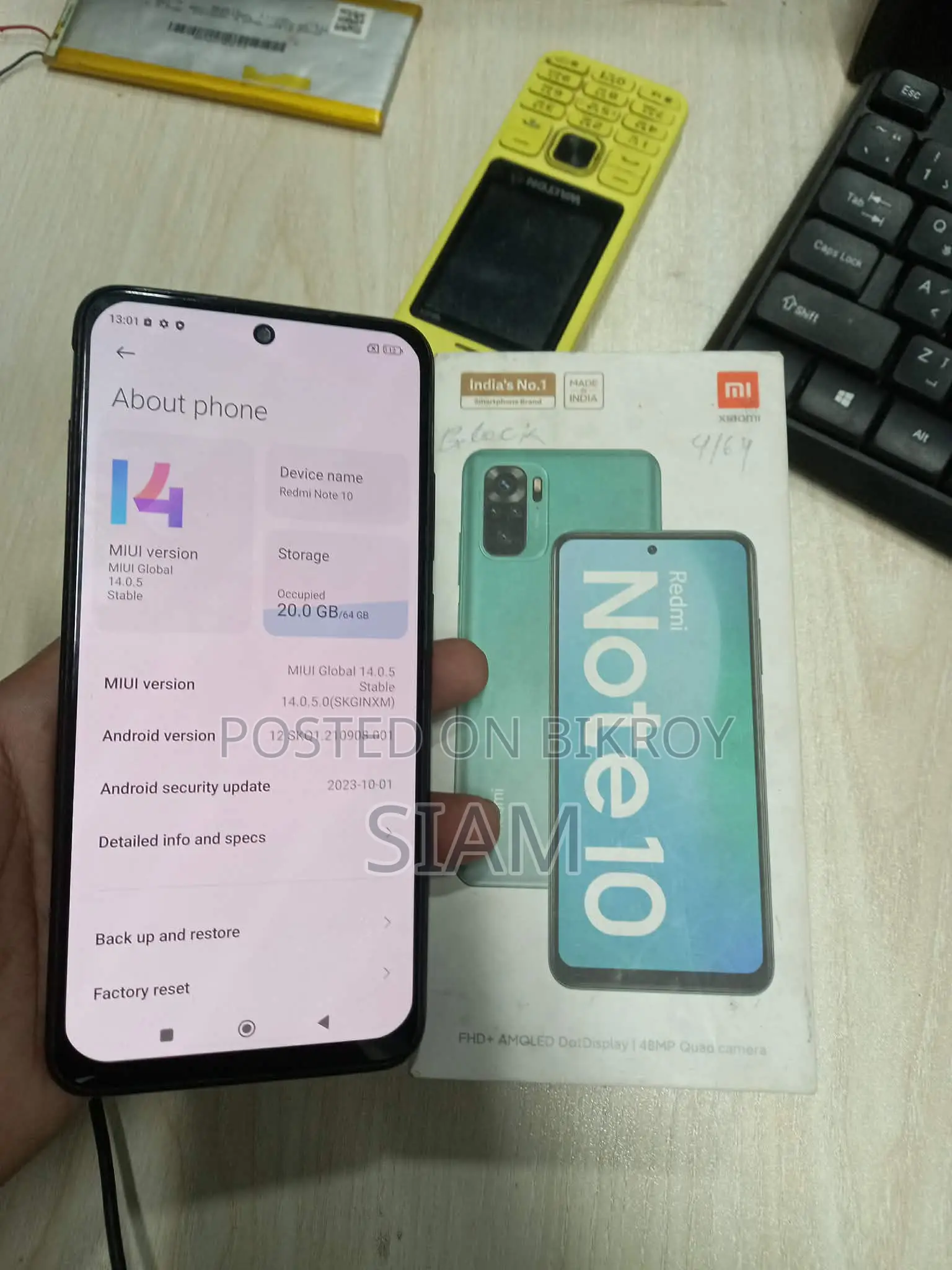 Xiaomi Redmi Note 10 64 GB Black