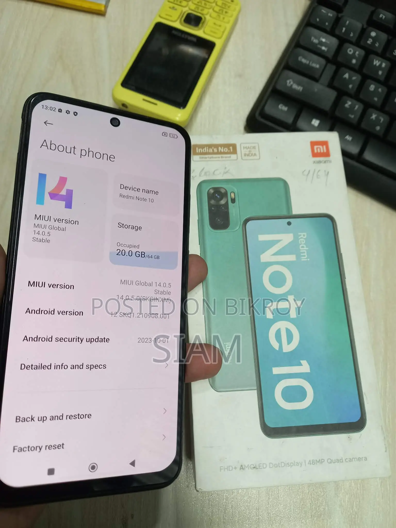 Xiaomi Redmi Note 10 64 GB Black