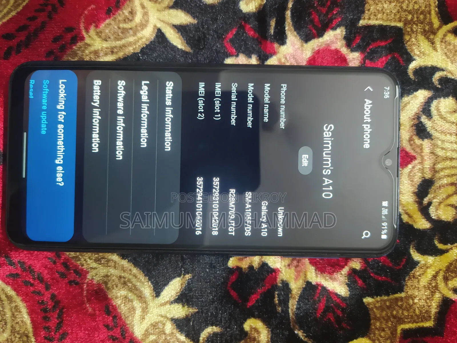 Samsung Galaxy A10 32 GB Blue