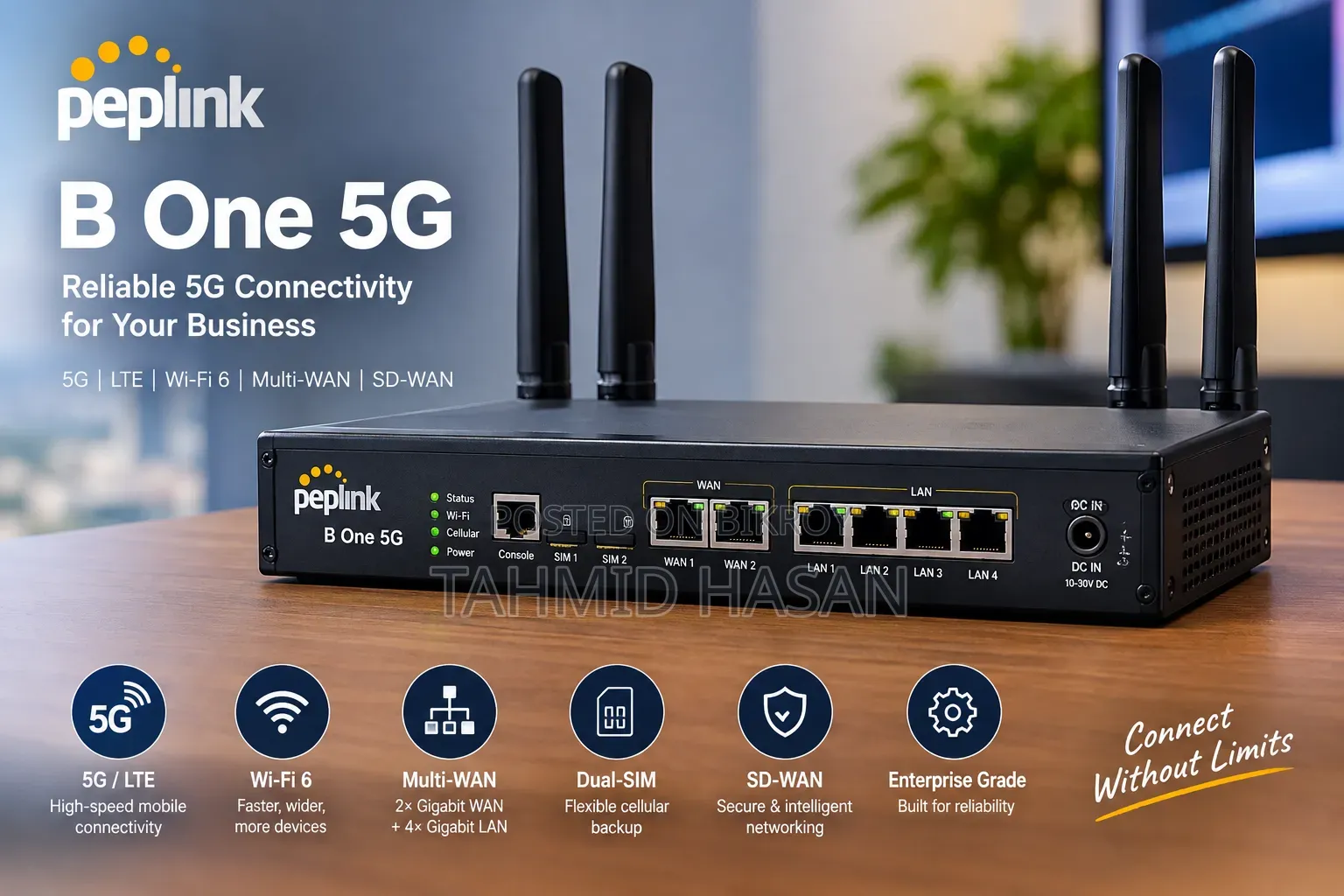 Peplink B One 5G Business Router