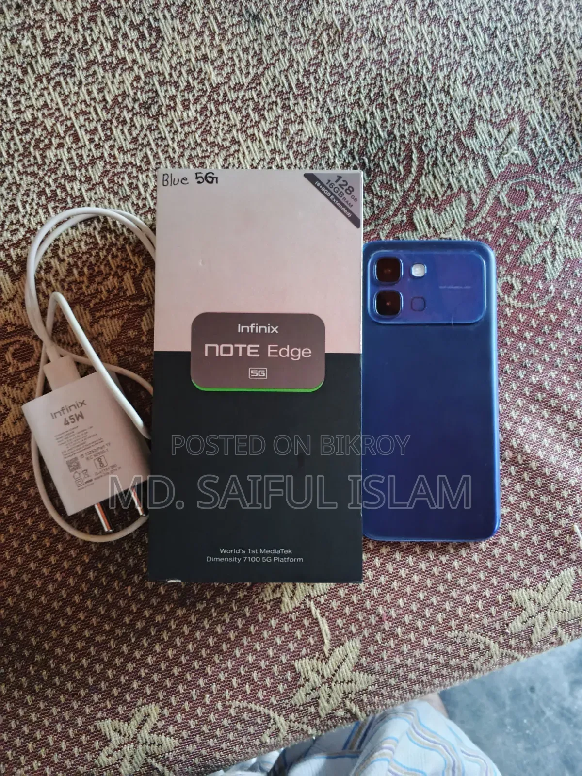 Infinix Note Edge 128 GB Blue