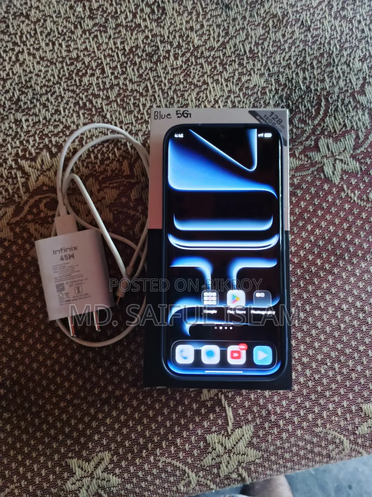 Infinix Note Edge 128 GB Blue