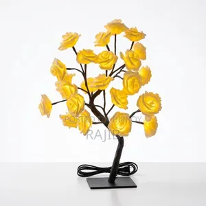 White Rose LED Tree Lamp – 24 Warm White Fairy Lights,