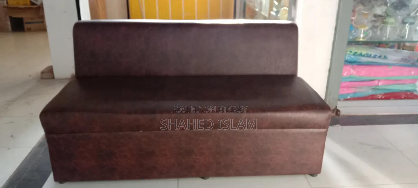 A Chocolate Color Sofa