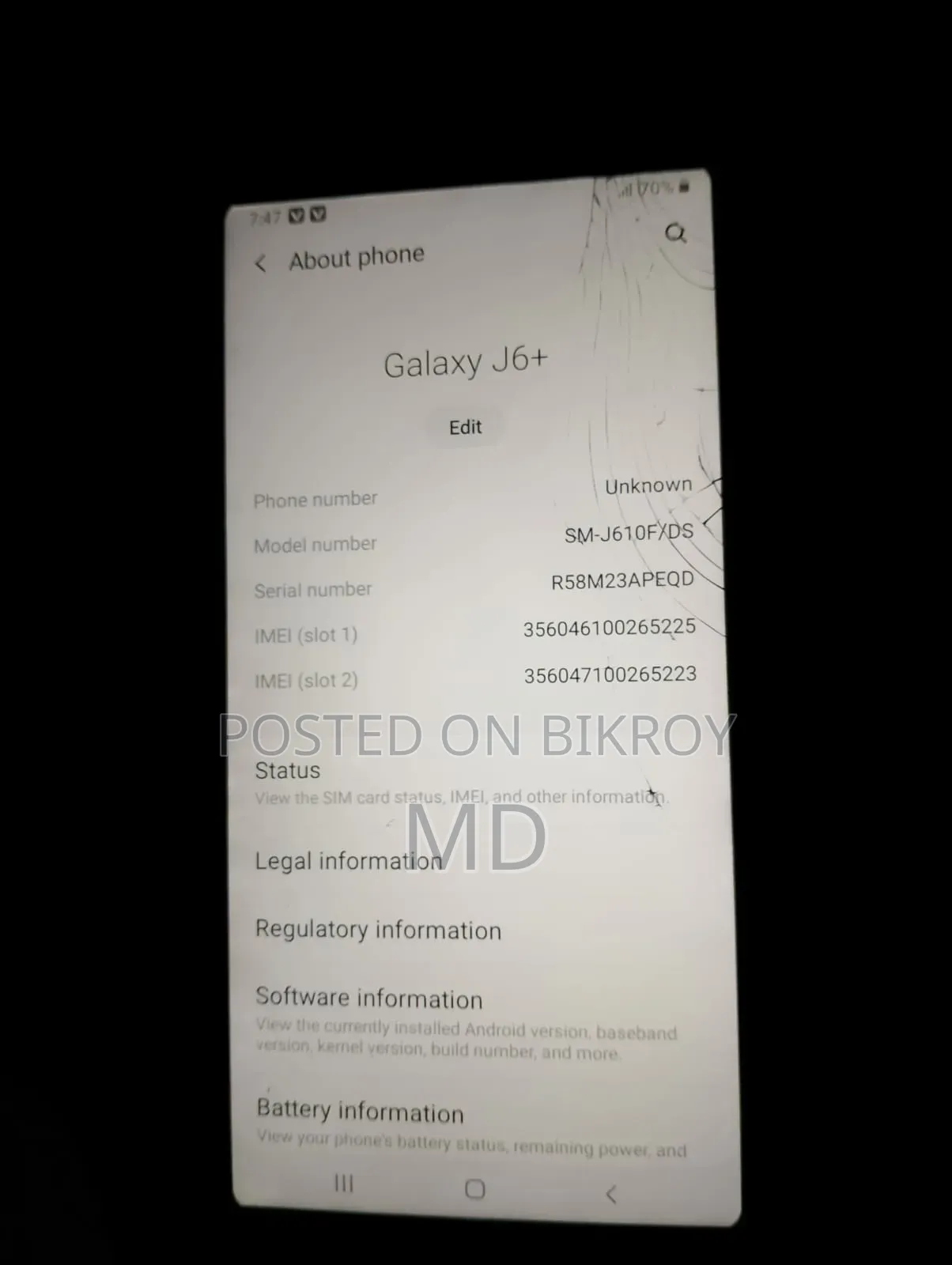 Samsung Galaxy J6+ 32 GB Black