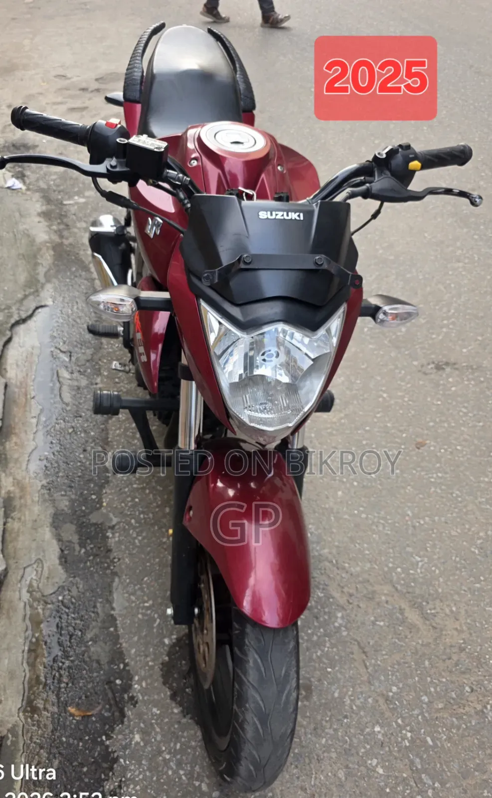 New Suzuki Gixxer 2025 Red