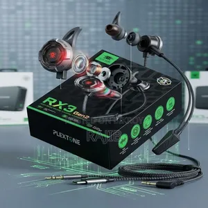Plextone RX3 Gen II Gaming Earphones - Hi-Fi Metal Wired Earbuds