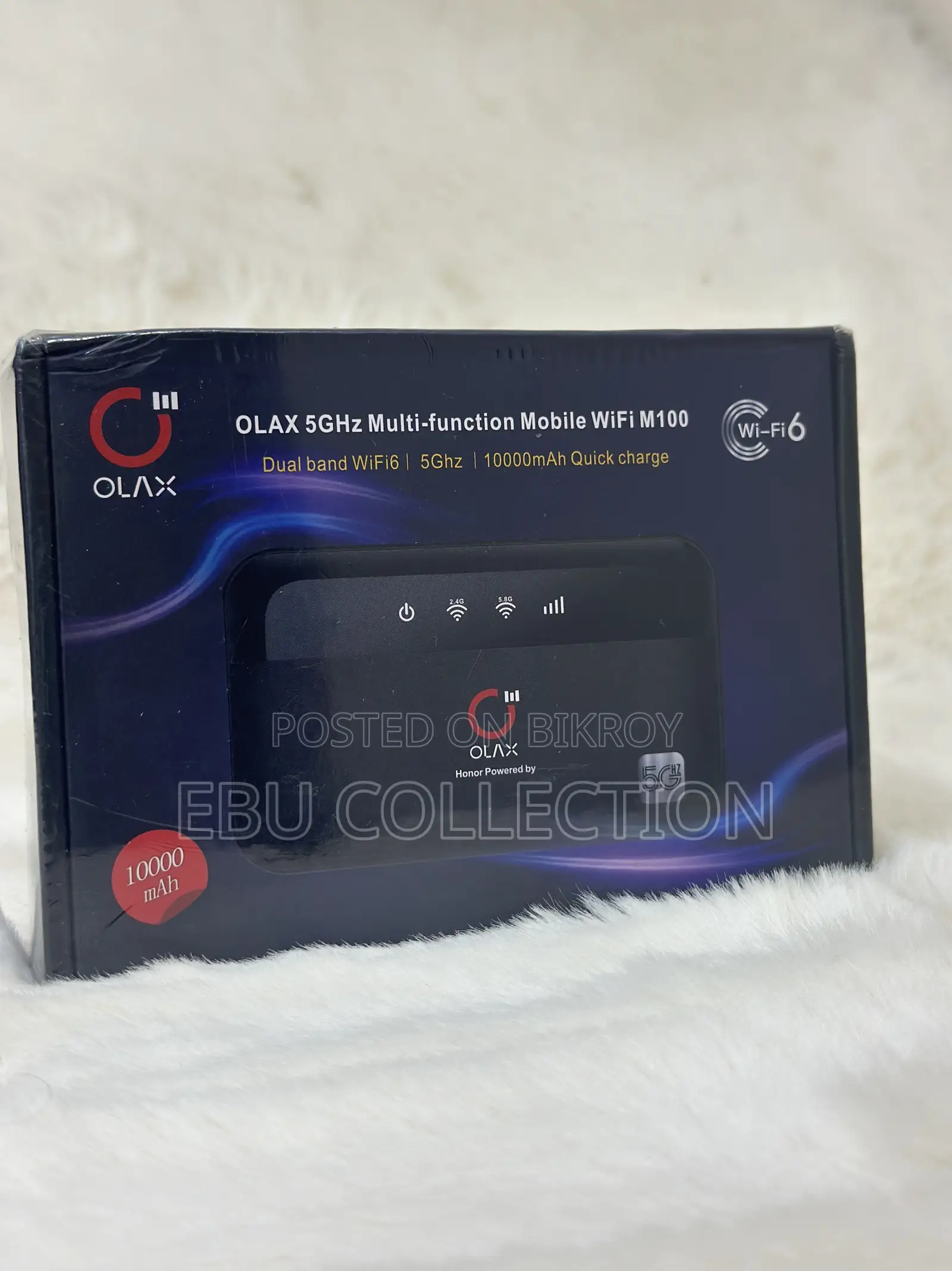 OLAX M100 WiFi 6 Pocket Router with 10000mAh Battery