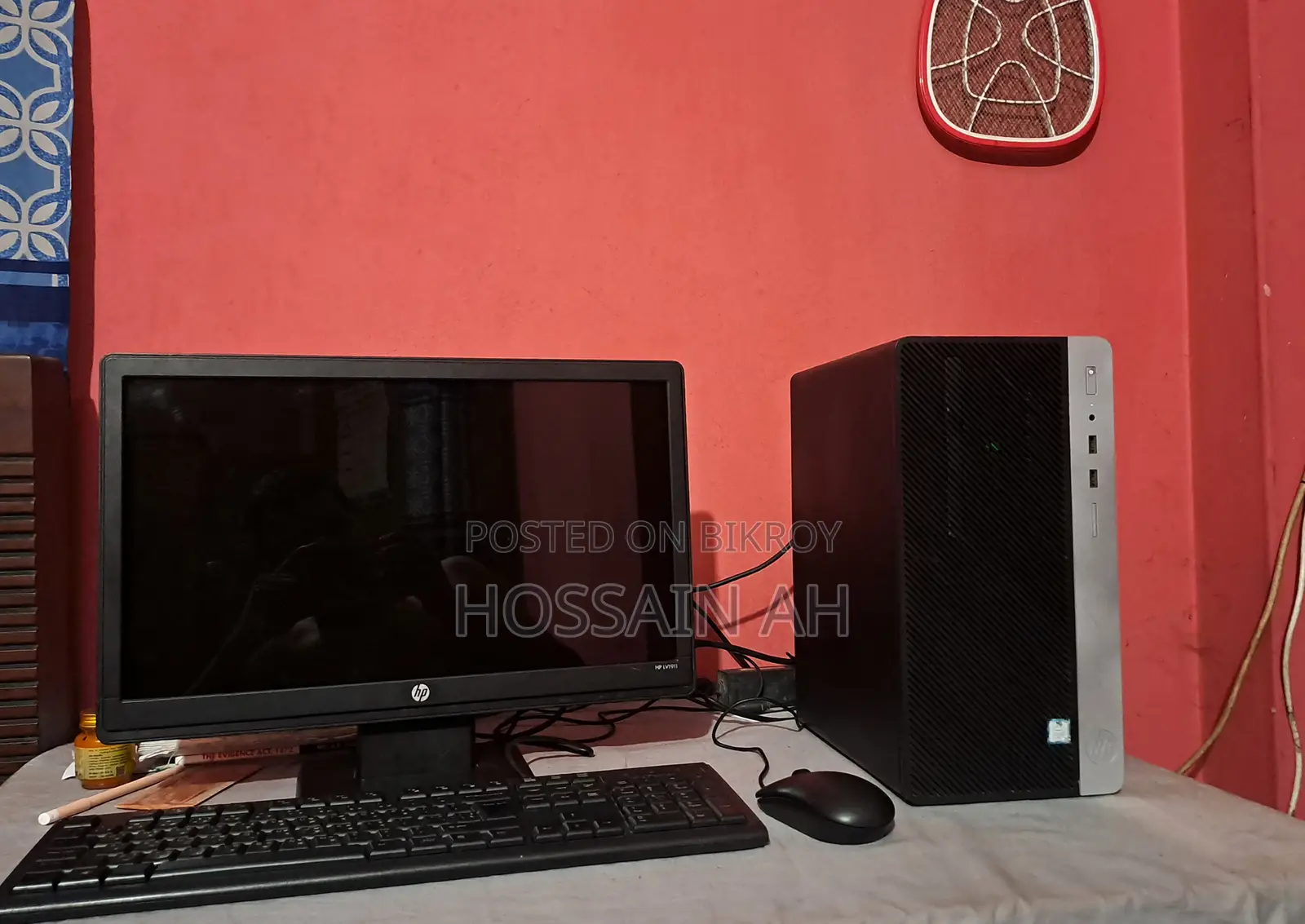 Desktop Computer HP 8GB Intel Core i7 HDD+SSD 128GB