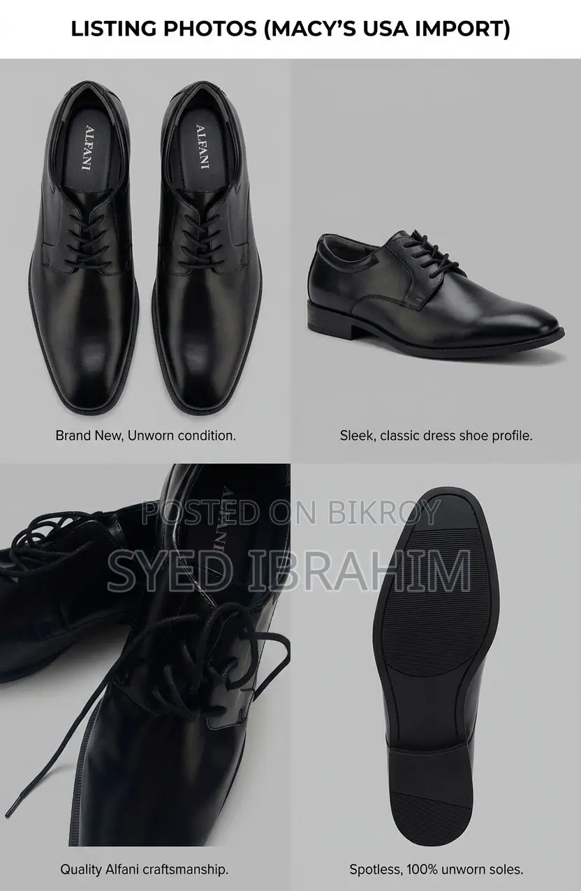 Brand New Alfani US Men’s Dress Shoes (Original / Macy’s USA)