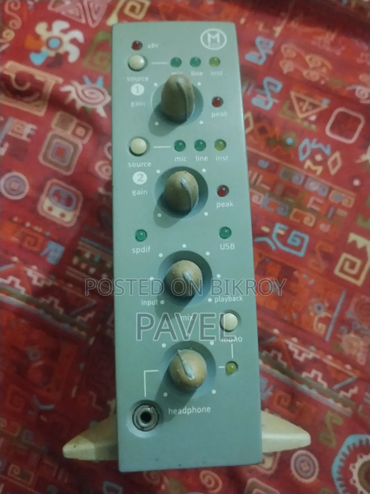 MBOX 1, Soundcard