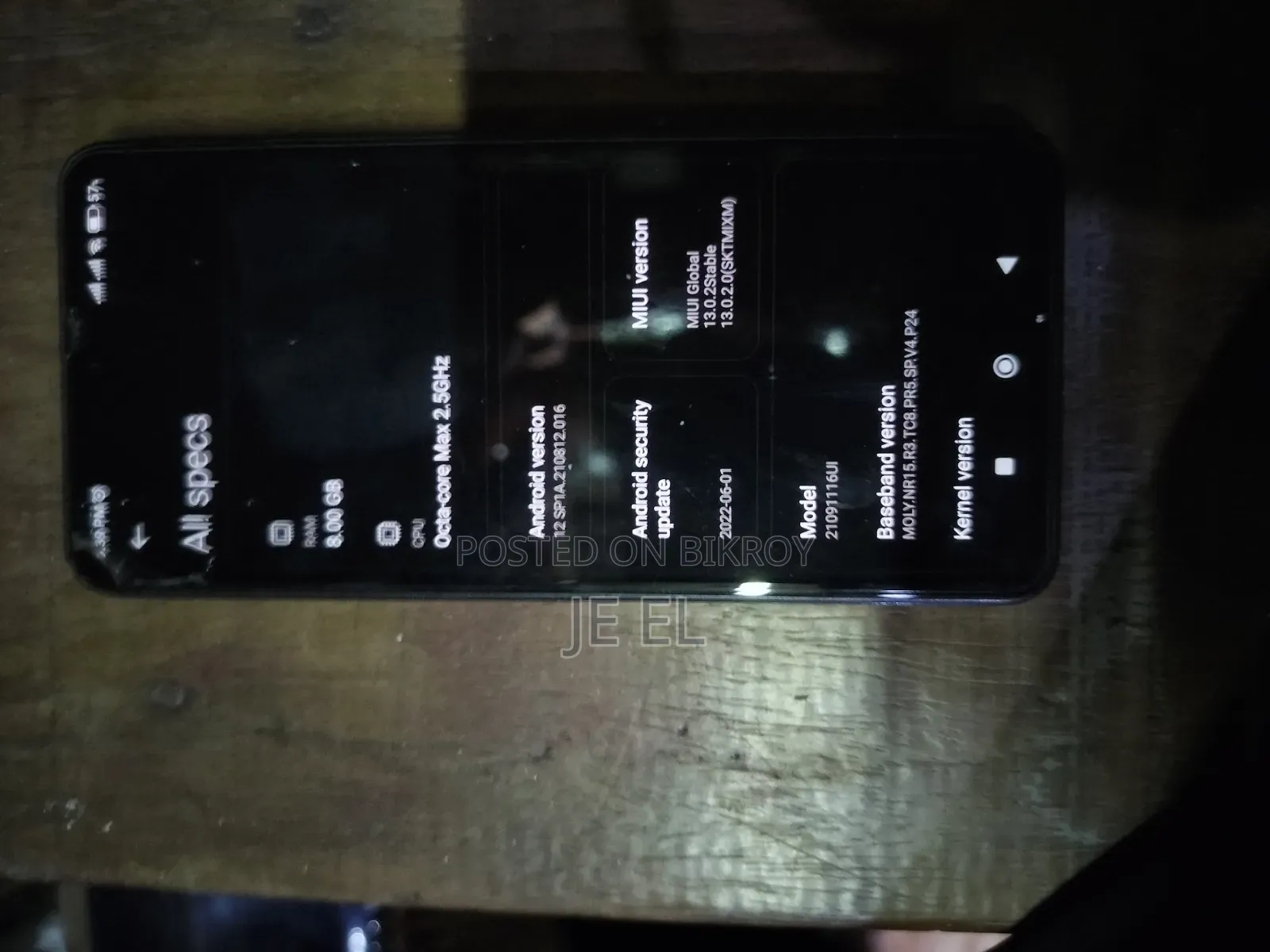 Xiaomi Mi 11i 128 GB Black