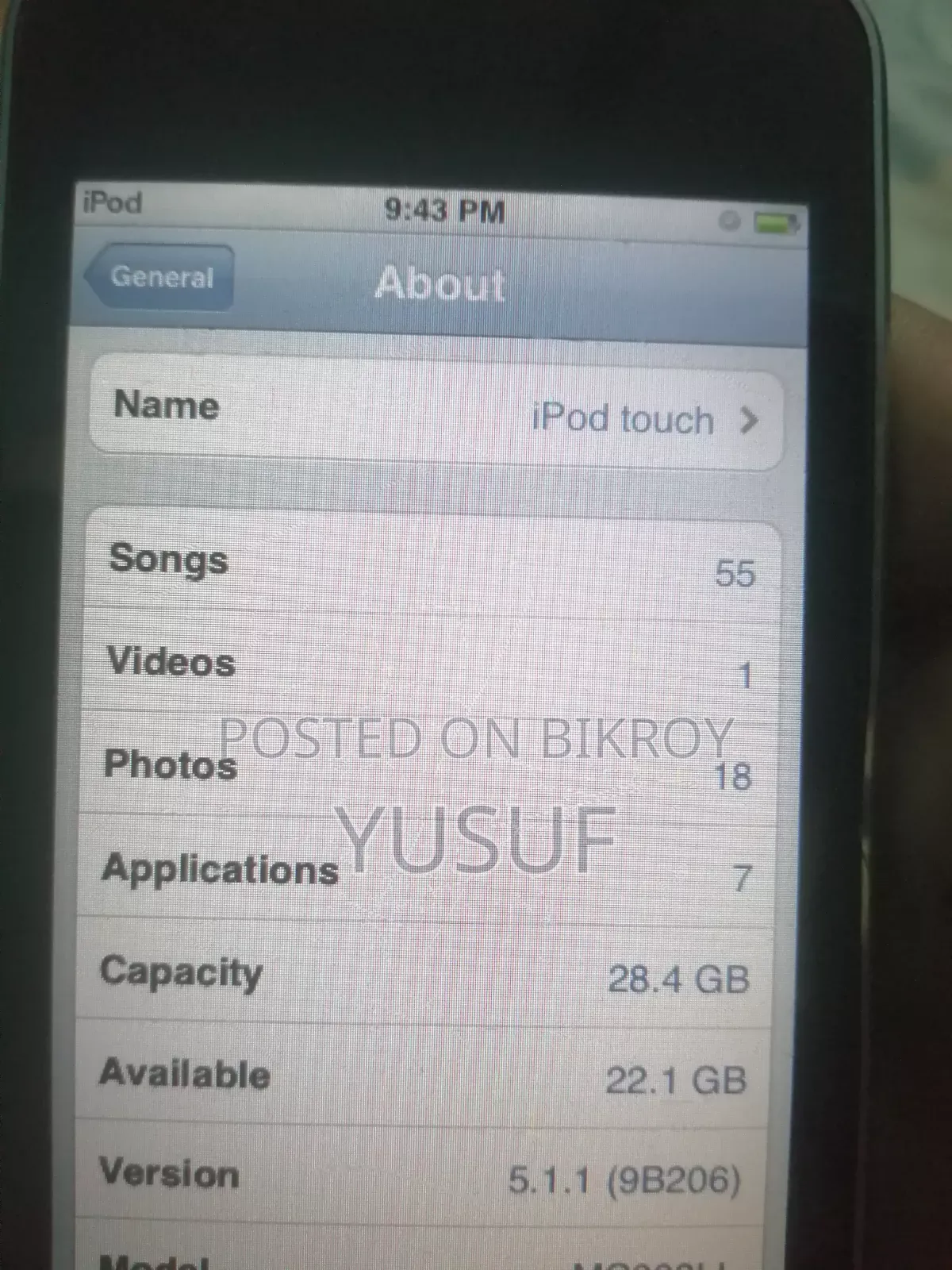 Apple iPod touch 32 GB Silver