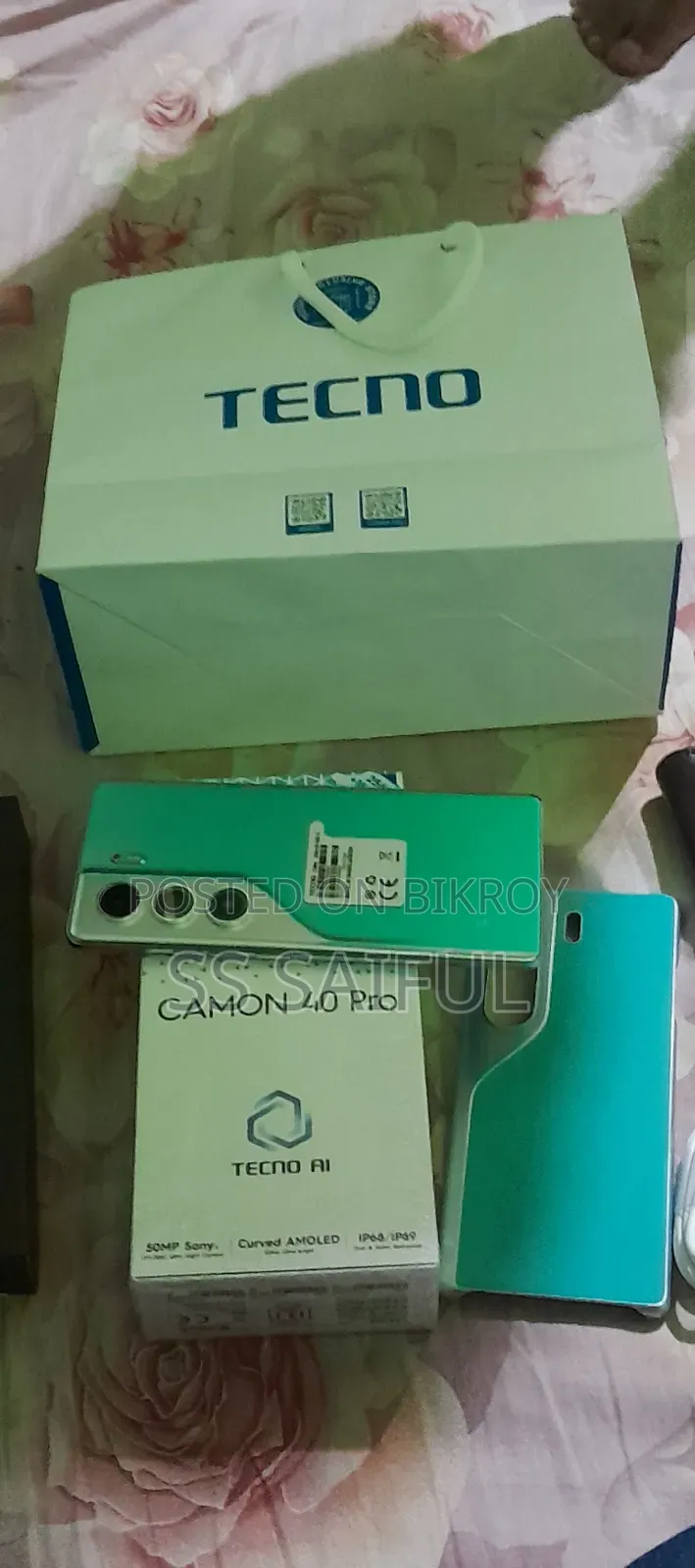 Tecno Camon 40 Pro 4G 256 GB Blue
