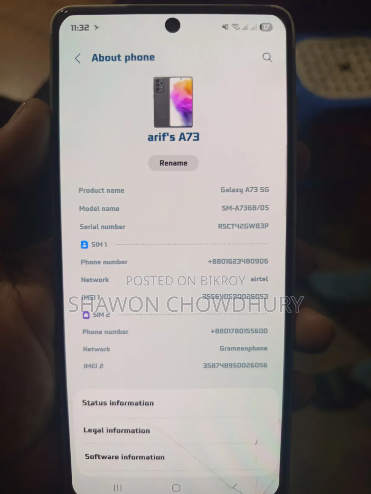 Samsung Galaxy A73 5G 256 GB White