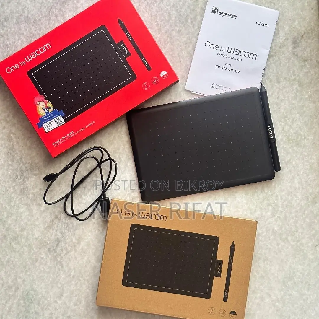 One by Wacom CTL-472 Graphics Tablet – Like New, Used Only 2 Times