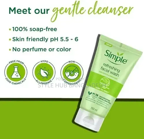 Simple Kind to Skin Refreshing Facial Wash Gel