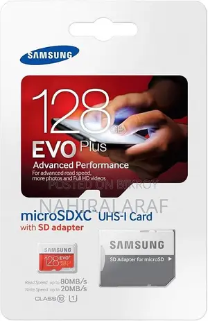 Samsung EVO Plus 128GB microSDXC UHS-I U3 Class 10 Memory Card (Used)