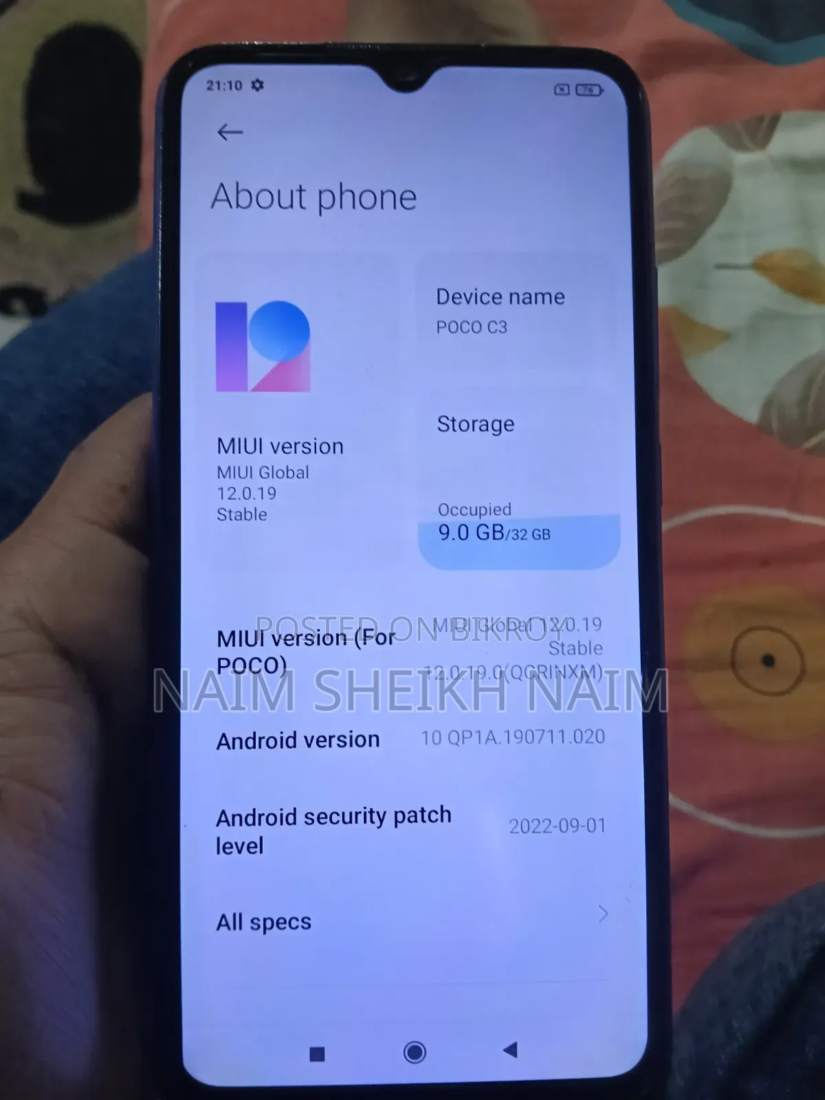 New Mobile Phone 32 GB Blue