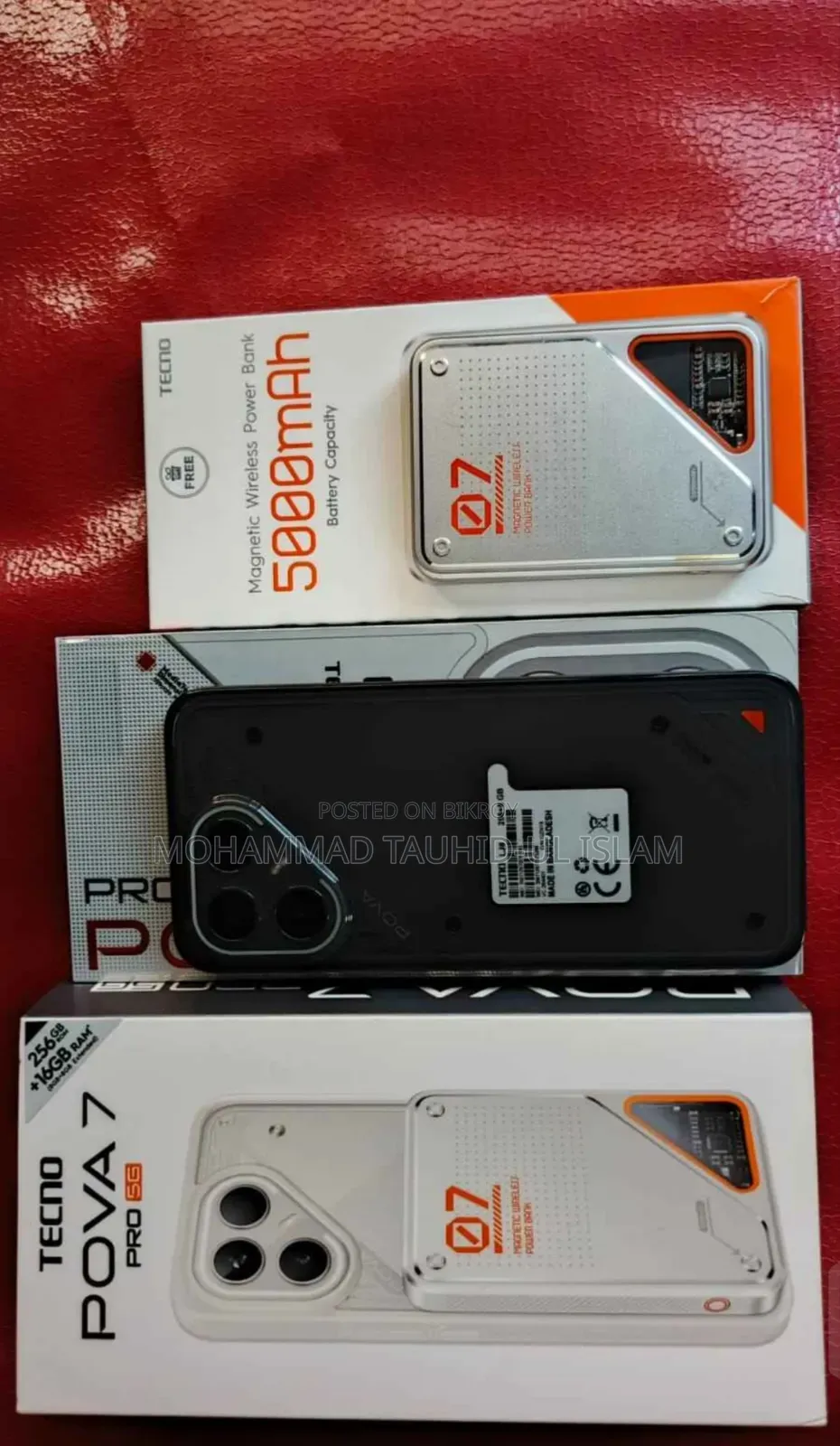 New Tecno Pova 7 Pro 5G 256 GB Black