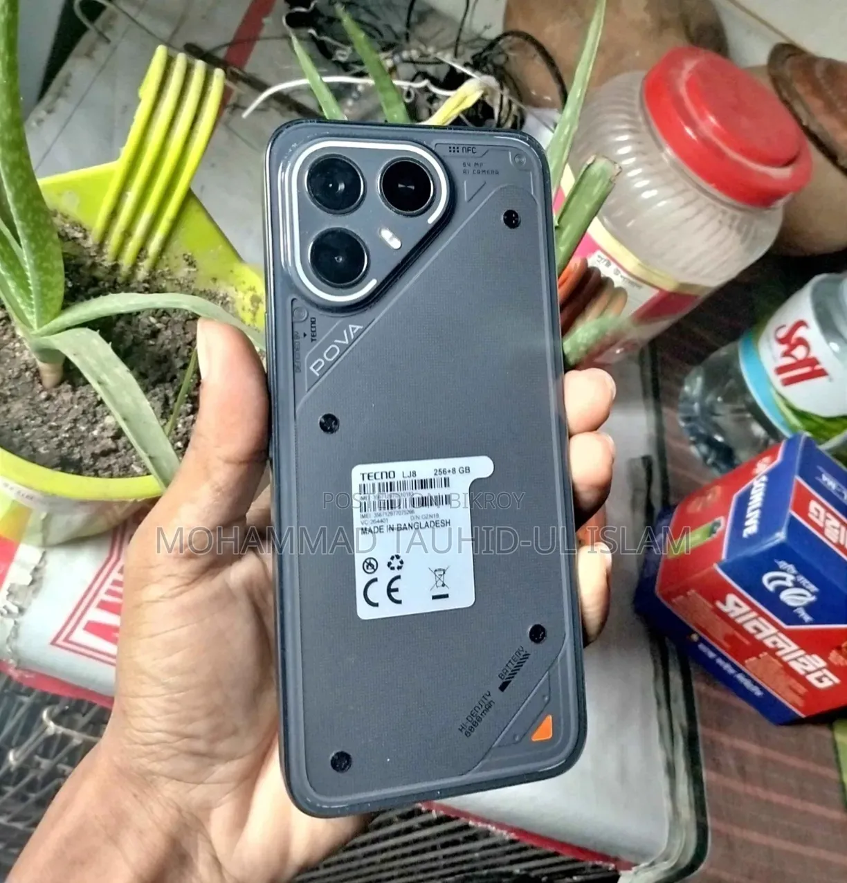 New Tecno Pova 7 Pro 5G 256 GB Black