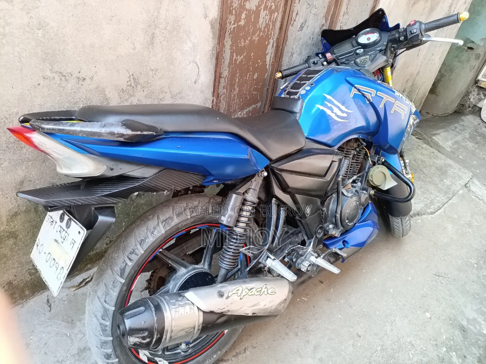 TVS Apache RTR 160 2V 2017 Blue